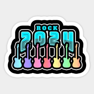 ROCK 2024 Happy New Year Sticker